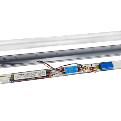 LED tri-proof armatuur met noodverlichting - noodaccu en driver in het armatuur