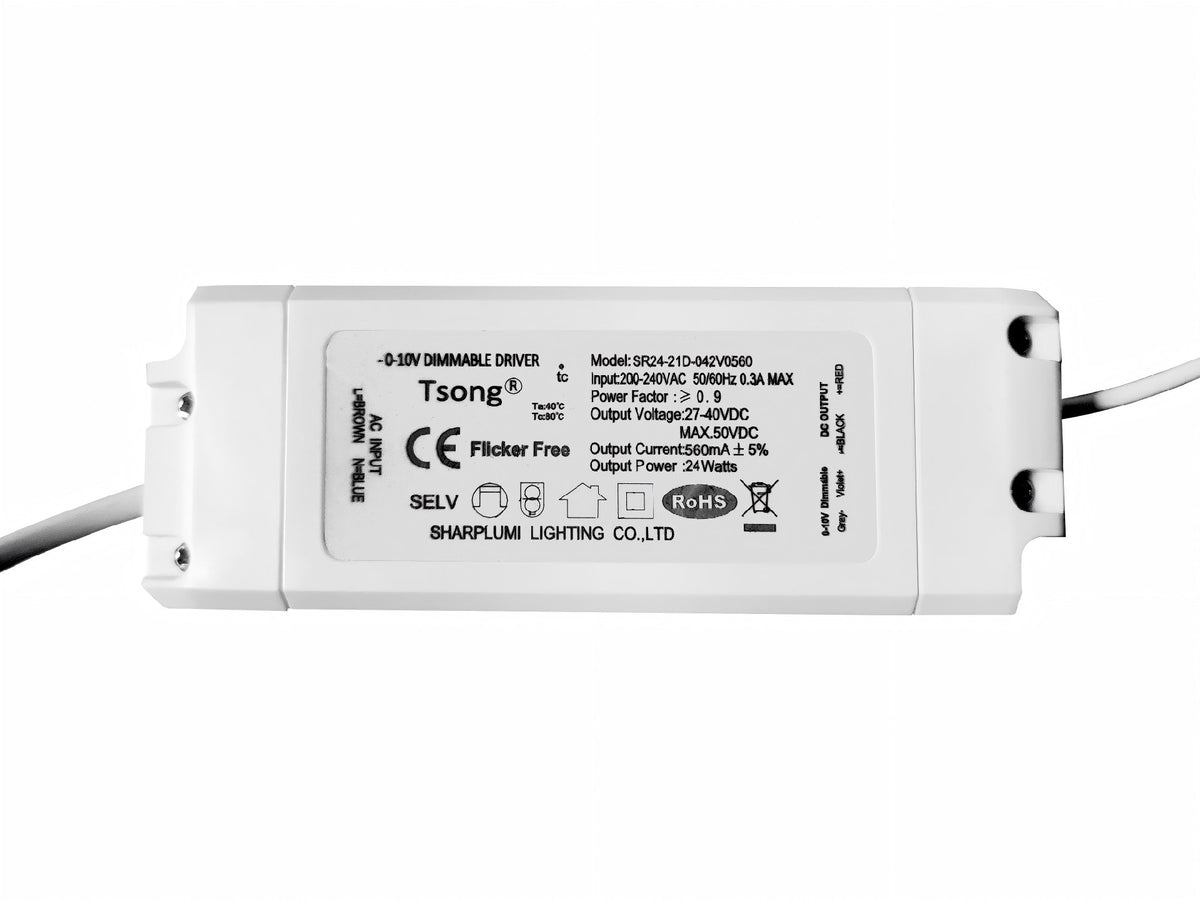 Tsong 0-10V dimbare LED-driver 24W