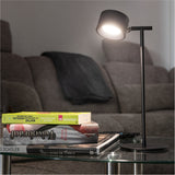 Rechargeable Table Lamp 240 Lumen - 3 Light Colors - Black