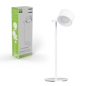 LED Rechargeable table lamp 240 lumens - 7.4W - Warm white 3000K / Cool white 4000K / Daylight white 6000K - 3-in-1 with magnetic bracket