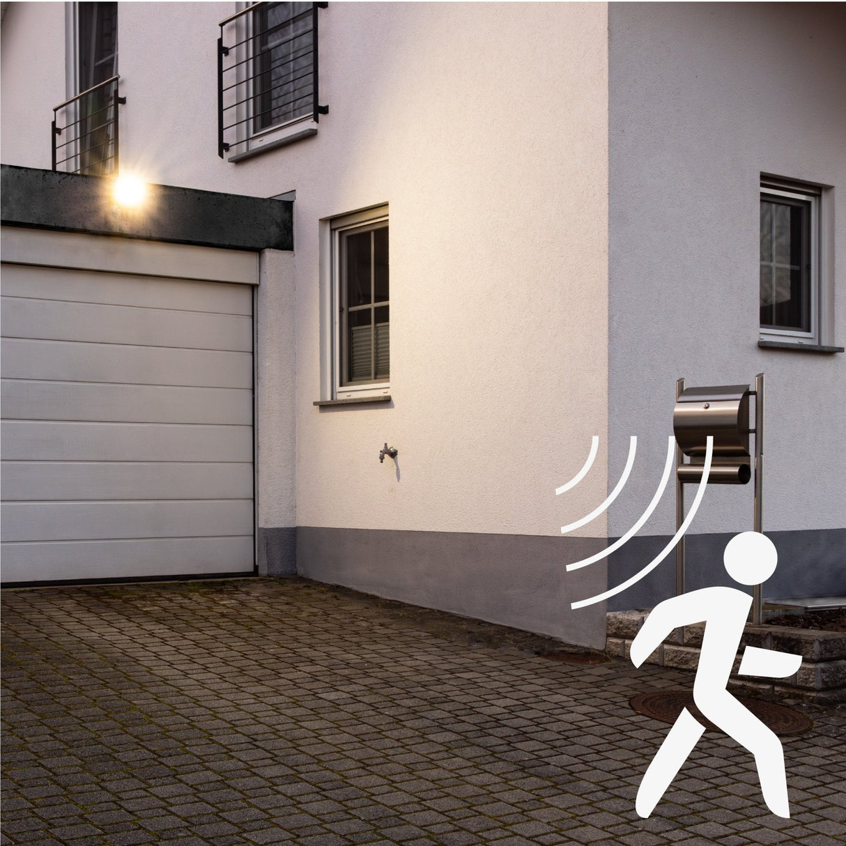 LED's Light Outdoor Lamp with Motion Sensor 4200 - Indoor and Outdoor - 30W