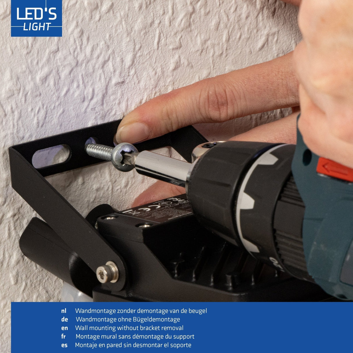 LED's Light Outdoor Lamp with Motion Sensor 4200 - Indoor and Outdoor - 30W