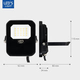 LED's Light Outdoor Strahler 1400 - für den Innen- und Außenbereich - 10W