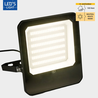 Proyector LED blanco frío 4000K - 100W 14000 lúmenes - IP65 IK07