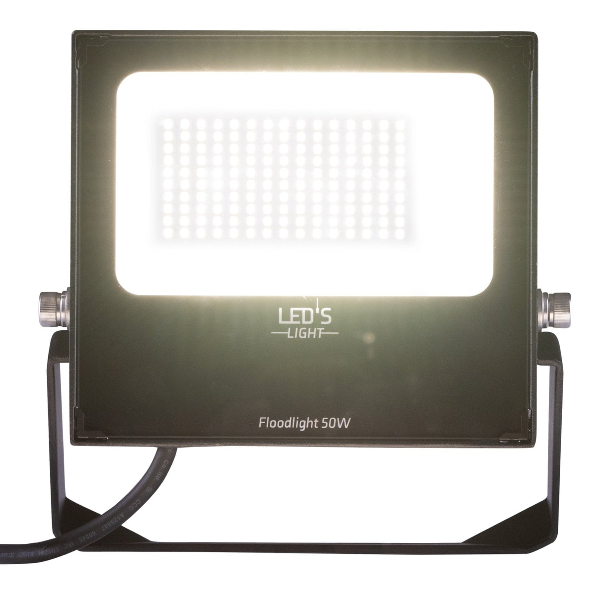 LED Floodlight 50W - 6850 Lumen - Cool White 4000K - IP65 IK08 - C4 Corrosion Resistant - Tiltable - 5 Year Warranty