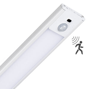 LED cabinet light with sensor 60cm - 200 lumens - 3W - 3 light color modes (warm white 3000K / cool white 4000K / daylight white 6500K) - dimmable - rechargeable - wireless - swing and motion sensor - USB-C