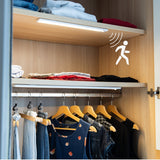 LED's Light Kastverlichting met sensor 80 cm - Oplaadbaar (USB-C) en draadloos - zwaai- en bewegingssensor - wit