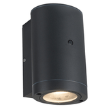 LED's Light LED Outdoor Lamp with Sensor - IP44 Waterproof - GU10 Fitting - Model Bari - Anthracite