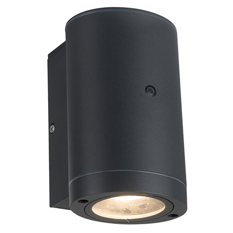 LED's Light LED Outdoor Lamp with Sensor - IP44 Waterproof - GU10 Fitting - Model Bari - Anthracite