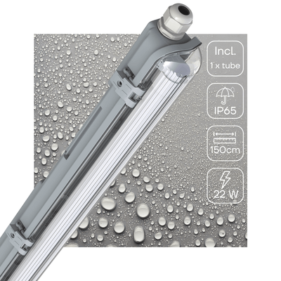 LED-TL-Leuchte 150 cm komplett mit LED-TL-Röhre – 2880 lm