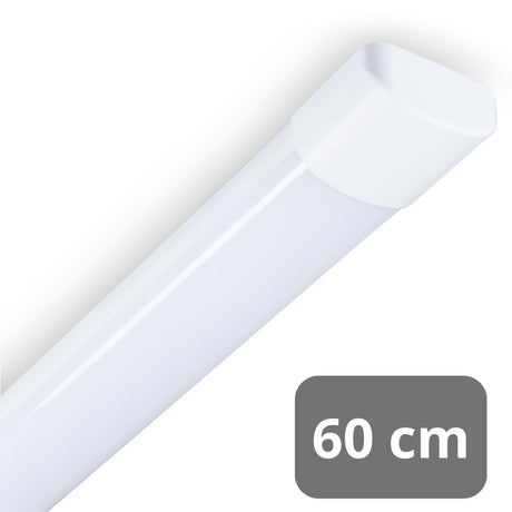LED Batten 60cm - 2330 lumen - 18W - Koelwit 4000K - IP40 - IK08 - 4 stuks