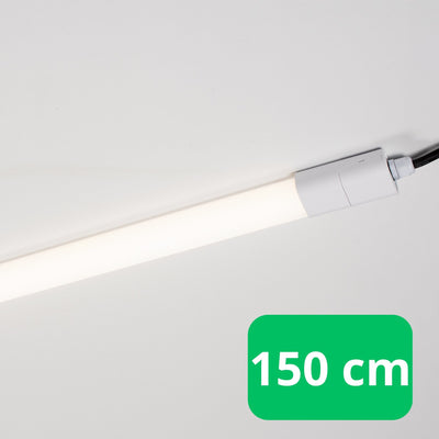 LED TL Fixture 150cm 2750 lumens - 24W - Cool white 4000K - IP65 Waterproof - IK06 Impact Resistant