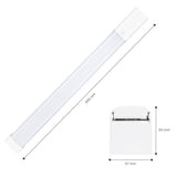 60 cm LED-Lichtleiste mit zusätzlicher Steckdose – Dimmbar – Geeignet für Badezimmer – 1700 lm