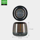 LED's Light Wiederaufladbare Tischleuchte mit Akku - Lichtspirale - Indoor &amp; Outdoor - RGBW
