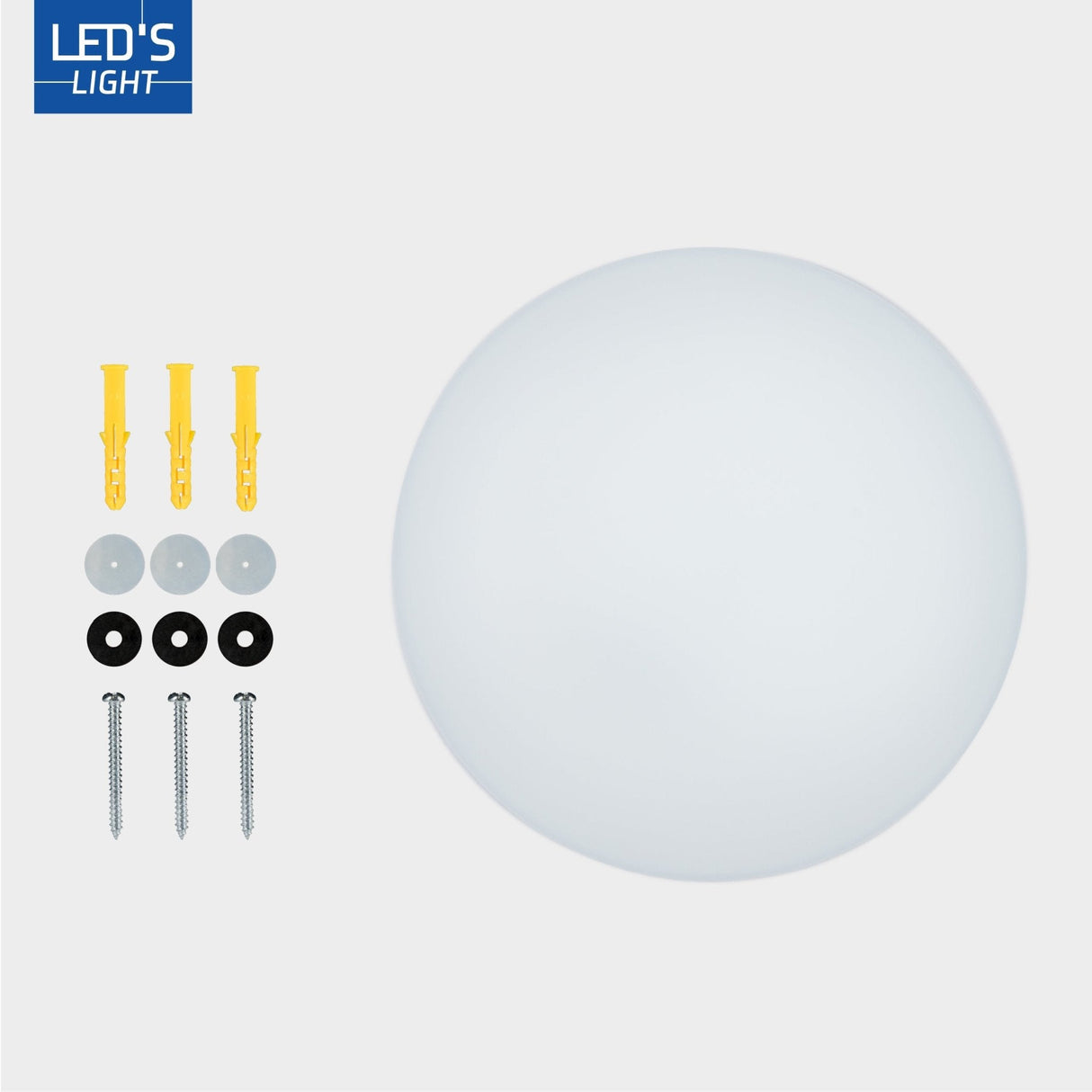 LED Light Ceiling Lamp 30 cm - Dimmable in 6 settings - Suitable for all indoor areas - IP54