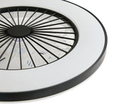 LED’s Light plafondventilator met verlichting 48 cm – Ventilatiesnelheid en bediening met afstandsbediening - Zwart
