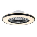 LED’s Light plafondventilator met verlichting 48 cm – Ventilatiesnelheid en bediening met afstandsbediening - Zwart