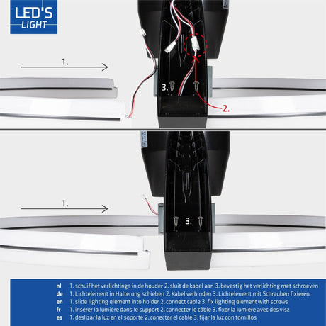LED-Deckenventilator XL, 4300 Lumen, 40 W, extra warmweiß (2000 K) / kaltweiß (4000 K), Fernbedienung, 74 cm, schwarz