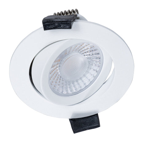 6 PACK - LED's Light PRO downlight inbouwspot Ø 68mm - Spatwaterdicht - Dimbaar - Universeel - Wit