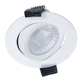 6er PACK - LEDs Light PRO Downlight Einbaustrahler Ø 68mm - Spritzwassergeschützt - Dimmbar - Universal - Weiß 