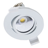 3 PACK - LED's Light PRO Recessed Spotlight 68 mm - Indoor &amp; Outdoor - 3 light colors - Dimmable light - White