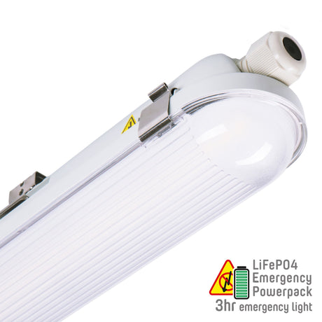 4 PACK - LED's Light PRO LED TL armatuur 150 cm - Met noodaccu - 4 lichtstanden - 47W