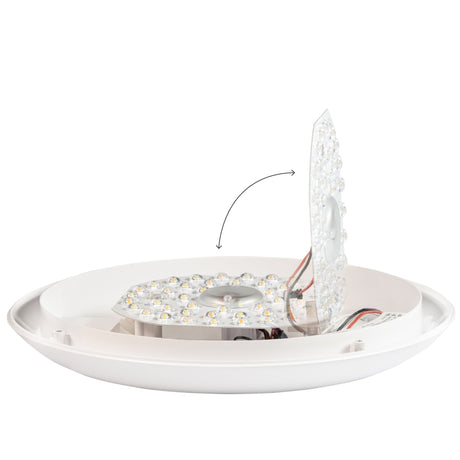LED Plafondlamp 2050 lumen - 15W - Warmwit 3000K Koelwit 4000K Daglichtwit 6000K - Sensor - IP66 - IK10 - Ø 30cm