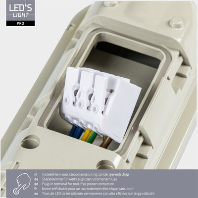 LED TL Armatuur 2400 Lumen - 15W - Koelwit - IP65 Waterdicht - 60cm - 2 stuks