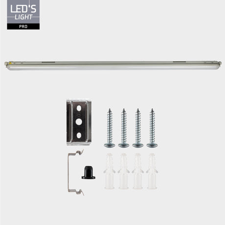 LED-Leuchte TL 60 cm 2400 Lumen – 15 W – Kaltweiß 4000 K – IP65 wasserdicht – 160 lm/W