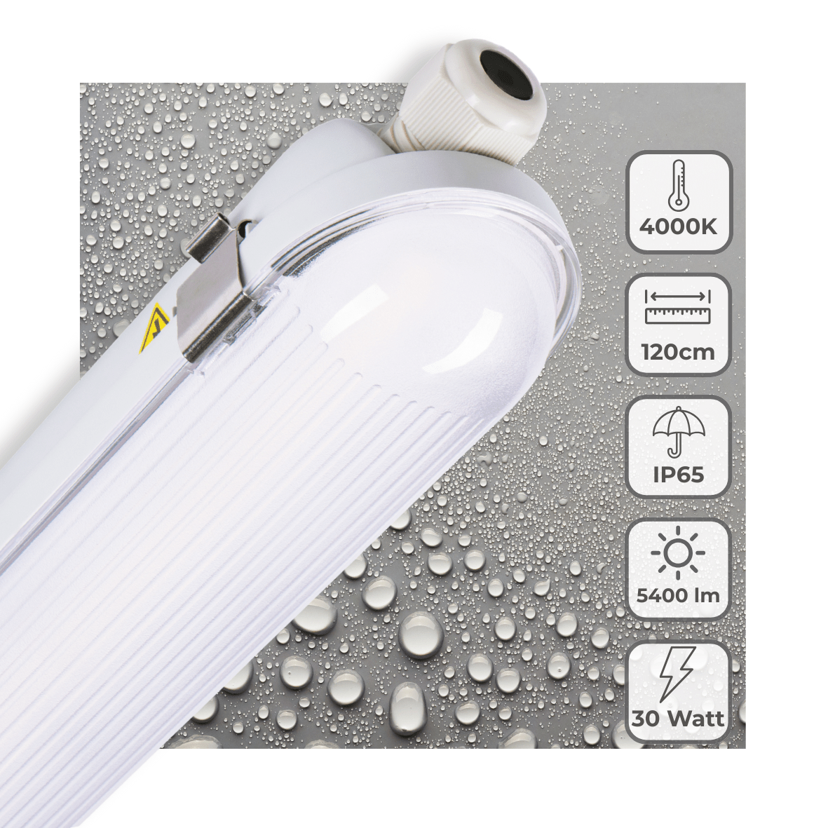LED's Light Pro TL armatuur 120 cm - Energielabel B - Dimbaar licht - 5400 lm