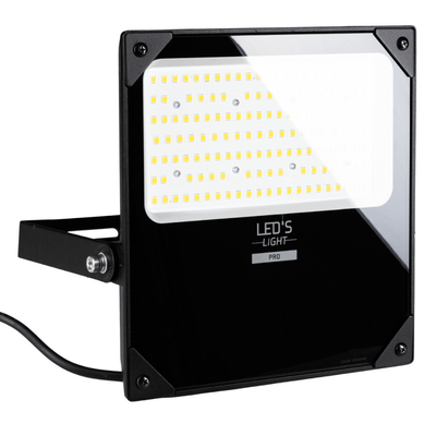 Faretto LED 15200 lumen - 100W - Bianco freddo 4000K - Impermeabile IP66 - 3 modalità di illuminazione - Sensore di luce diurna