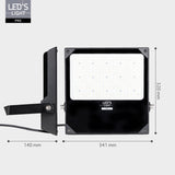 LED's Light Professional LED Strahler 28000 - 3 Leuchtmodi - Wasserdicht - 200 Watt