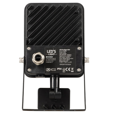 Projecteur LED’s Light avec capteur de mouvement 3600 - Étanche et inclinable - 30W