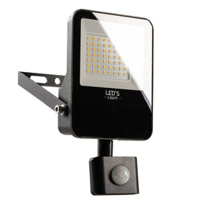 LED-Flutlicht mit Bewegungsmelder 360° - Wasserdicht & Neigbar - 30W