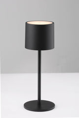 LED's Light Tischleuchte mit Akku - wiederaufladbar und kabellos - für drinnen und draußen - 3 Lichtfarben - Schwarz