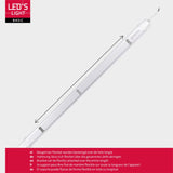 2 PACK - LED's Light TL Licht balk 120 cm - Geschikt voor alle binnen en vochtige ruimtes - 18W - IP65