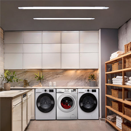LED TL Fixture 1900 lumens - 18W - Cool white 4000K - IP65 Waterproof - 120cm - 2 pieces