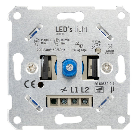 LED's Light Universal LED dimmer - 2 to 250W - Phase cut-off