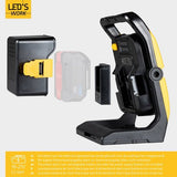 LED's Work 18V Acculamp Werklamp - Incl Adapters - LED Werklamp 5000lm – Klasse 3 • IP54 • IK08 • Dimbaar • Compatibel met Makita, Bosch, DeWalt & Metabo