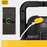 LED's Work 18V Acculamp Werklamp - Incl Adapters - LED Werklamp 5000lm – Klasse 3 • IP54 • IK08 • Dimbaar • Compatibel met Makita, Bosch, DeWalt & Metabo