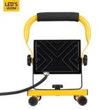 LED's Work 30W Bouwlamp 3100 - Verstelbare beugel - Waterdicht (IP65) - Zwart geel - koelwit 4000K