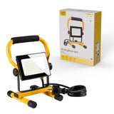 LED's Work 30W Bouwlamp 3100 - Verstelbare beugel - Waterdicht (IP65) - Zwart geel - koelwit 4000K