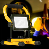 LED's Work 30W Bouwlamp 3100 - Verstelbare beugel - Waterdicht (IP65) - Zwart geel - koelwit 4000K