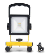 LED's Work draadloze LED Bouwlamp op accu 700 - Oplaadbaar en kantelbaar - Zwart geel