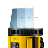 LED's Work 18V HybridPro Bouwlamp 12000lm -  op accu en netstroom - 80W - IP55 & Rough Service Tested