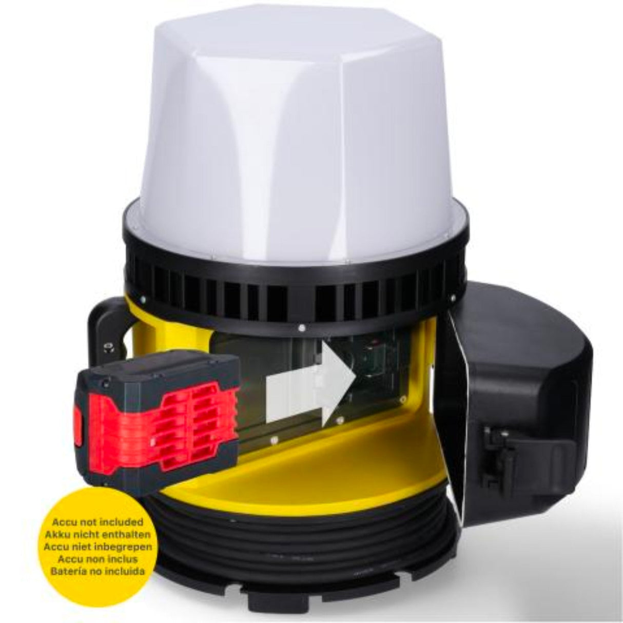 LED's Work 18V HybridPro Bouwlamp 12000lm -  op accu en netstroom - 80W - IP55 & Rough Service Tested