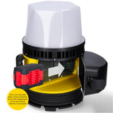 LED's Work 18V HybridPro Bouwlamp 12000lm -  op accu en netstroom - 80W - IP55 & Rough Service Tested