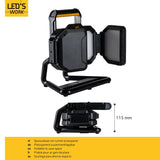 LED's Work LED Bouwlamp oplaadbaar 4000 - Werkt draadloos op accu - Stof- en waterdicht