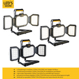 LED's Work LED Bouwlamp oplaadbaar 4000 - Werkt draadloos op accu - Stof- en waterdicht