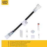 LED's Work LED-Lichterkette 50 Meter Baubeleuchtung - Ausziehbar bis 100 Meter - 40.000 lm
